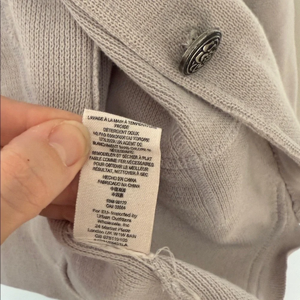 Free People Women’s XS Jacket Button Up Floral Tan/Cream Boho Flaw - Picture 8 of 10